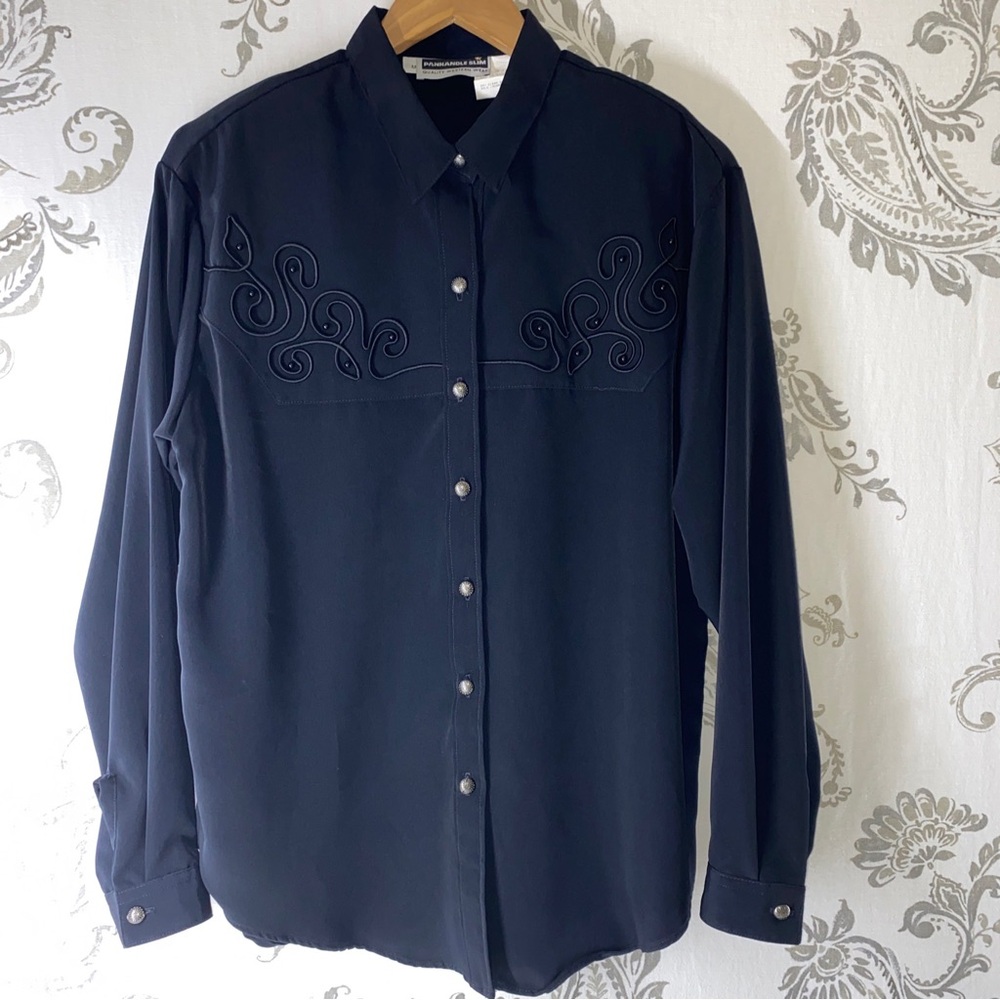 VTG Panhandle Slim Western‎ Rodeo
Shirt Womens M Cowgirl